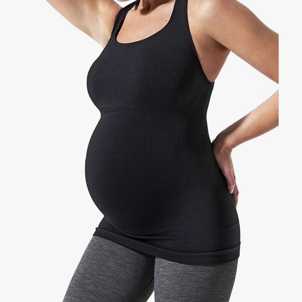 BLANQI Deepest Black Maternity Support Tank